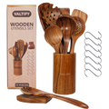 17-Piece Teakwood Kitchen Utensil Set