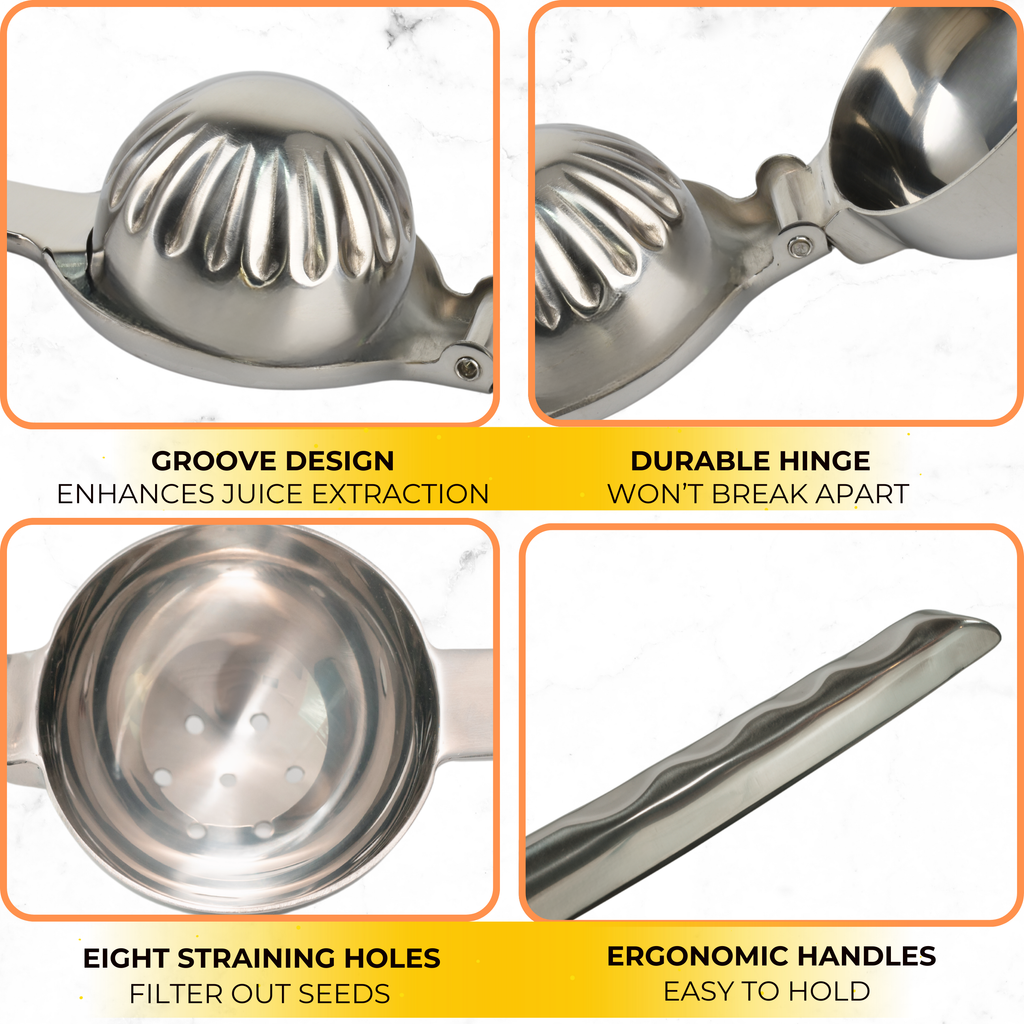 Valtify Stainless Steel Lemon Squeezer - Large