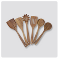 6-Piece Teakwood Kitchen Utensil Set